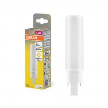 OSRAM DULUX DE13 LED 2Pin G24q-1 6W wie 13W 3000K warmweiß HF für EVG mattiert